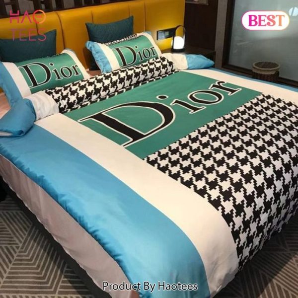 Christian Dior Logo Luxury Brand Bedding Set Home Decor – DB31