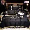 Dior Black Luxury Brand High-End Bedding Set Home Decor