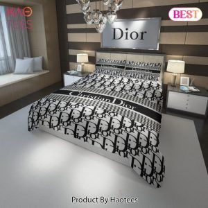 Dior Logo Luxury Brand Bedding Set Bedspread Duvet Cover Set Home Decor