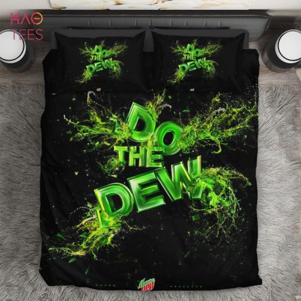 Do The Dew Code Red Mountain Dew All Day Bedding Sets Duvet Cover Bedroom Set MTN Dew Bedding Set