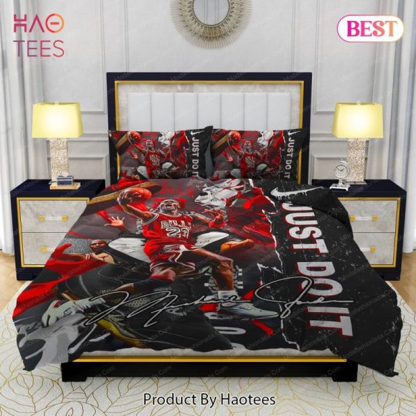 Famous Nike Air Jordan 23 Design & Quality Comfortable 4 Pieces Bedding Sets Bed Sets