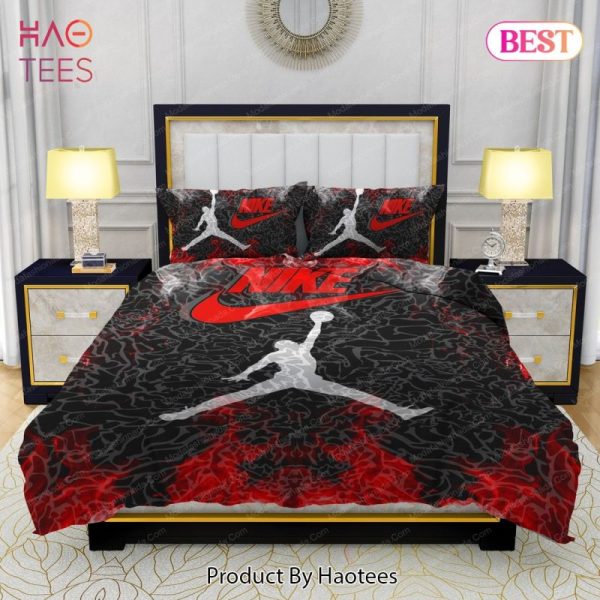 Famous Nike Air Jordan JUST DO IT Design & Quality Comfortable 4 Pieces Bedding Sets Bed Sets