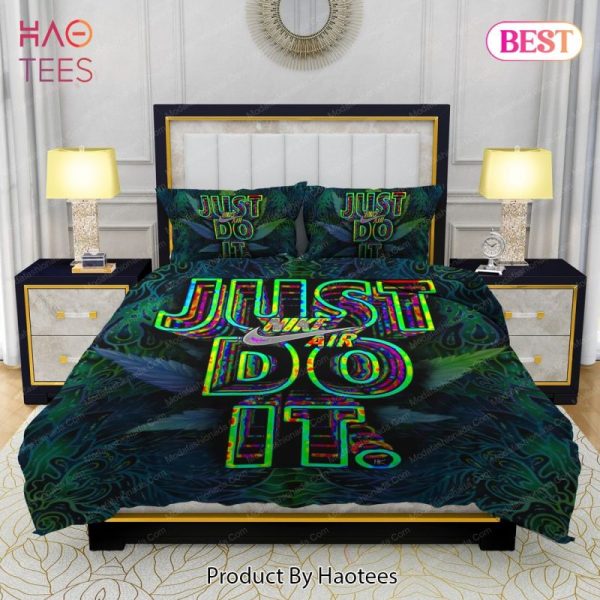 Famous Nike Weed Design & Quality Comfortable 4 Pieces Bedding Sets Bed Sets