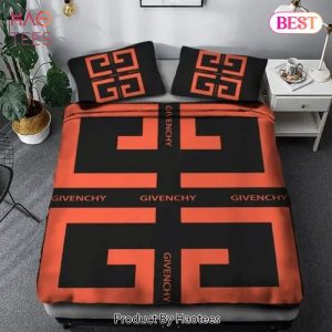 Givenchy Red Luxury Brand Bedding Set Bedspread Duvet Cover Set Home Decor