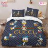 Gucci Donald New Fashion Logo Premium Luxury Brand High-End Bedding Set LV Home Decor