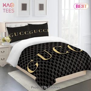 Gucci Fashion Logo Limited Luxury Brand Bedding Set Home Decor