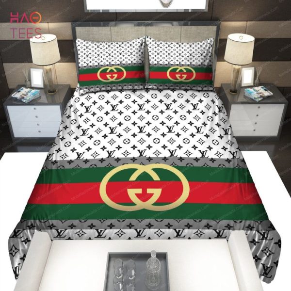 Gucci Louis Vuitton Symbol Bedding Sets