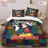 Gucci Mickey Mouse New Fashion Logo Premium Luxury Brand High-End Bedding Set LV Home Decor