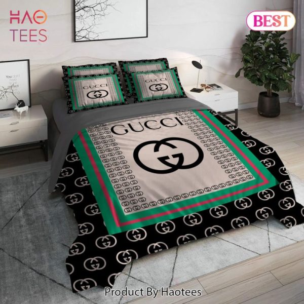 Gucci New Luxury Brand High End Premium Bedding Set Home Decor