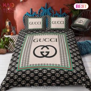 Gucci New Luxury Fashion Brand Bedding Set Bedspread Duvet Cover Set