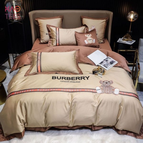 [HOT] Burberry London England Luxury Brand Bedding Sets POD Design