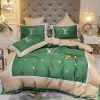 HOT Louis Vuitton French Limited Edition Green Mix Color Bedding Sets