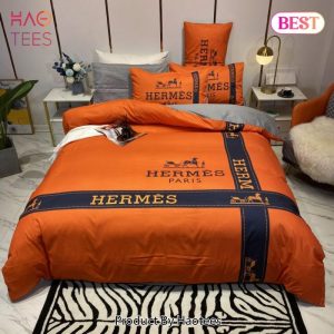 Hermes Paris Luxury Brand High-End Bedding Set Home Decor – 6M51