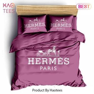 Hermes Pinky Luxury Brand Fashion Bedding Set Bedspread Duvet Cover Set