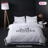 Hermes White Luxury Brand Premium Bedding Set Bedspread Duvet Cover Set Home Decor