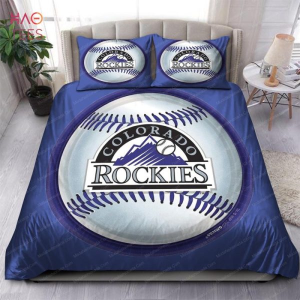 Logo Colorado Rockies MLB Bedding Sets