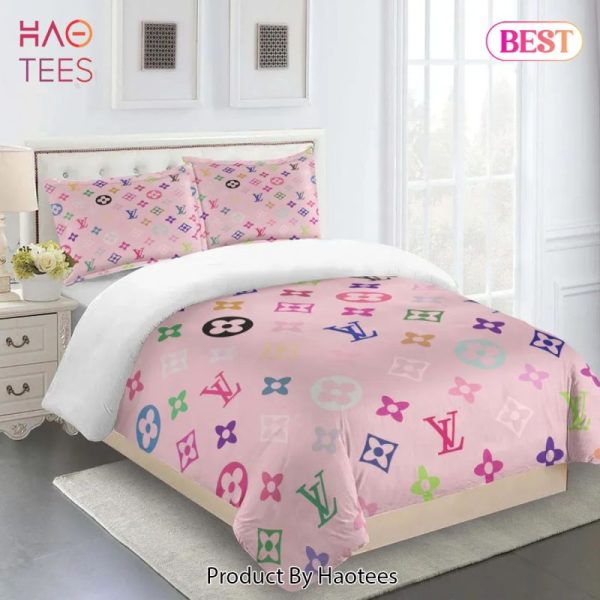 Louis Vuitton Fashion Logo Limited Luxury Brand Bedding Set Home Decor 10