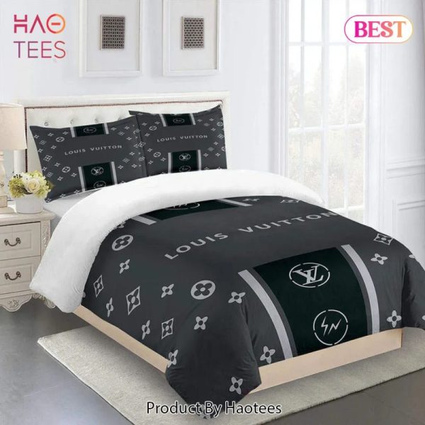 Louis Vuitton Fashion Logo Limited Luxury Brand Bedding Set Home Decor 19