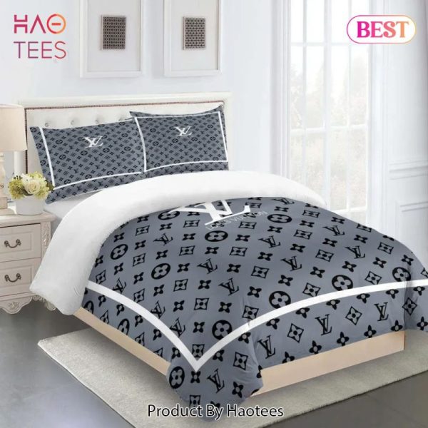 Louis Vuitton Fashion Logo Limited Luxury Brand Bedding Set Home Decor 22