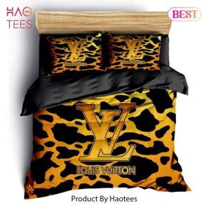 Louis Vuitton New Luxury Brand Fashion Bedding Set Bedspread Duvet Cover Set