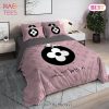 Louis Vuitton Snoopy Pinky Luxury Brand High End Premium Bedding Set Home Decor