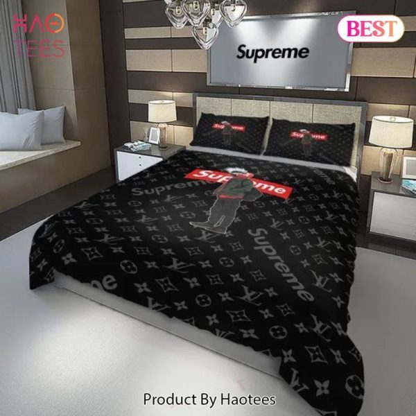 Louis Vuitton Supreme Brand Tokyo Luxury Brand Bedding Set Duvet Cover Bedspread Home Decor