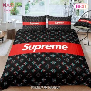 Louis Vuitton Supreme Luxury Premium Bedding Set Home Decor