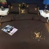 Luxury French Fashion Logo Custom 3D Customized Bedding Sets