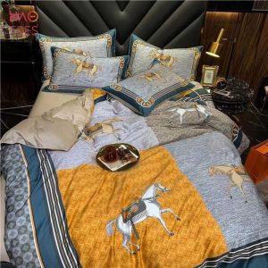 [NEW] Horse Mix Color Luxury Brand Bedding Sets All Over Printed