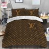 [NEW] LV Mix Brown Luxury Color Bedding Sets POD Design