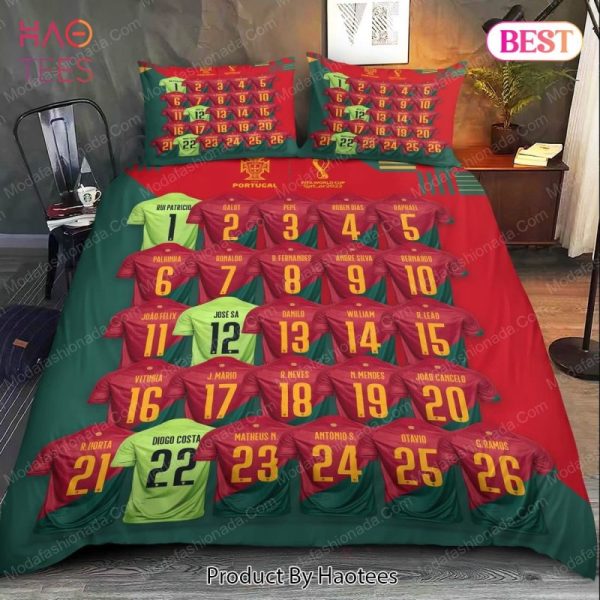 Portugal National Football Team Squad Numbers For Worldcup 2022 Bedding Sets Bed Sets