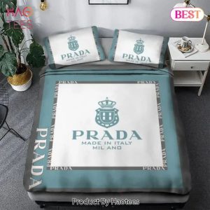 Prada Italy Luxury Brand Premium Bedding Set Duvet Cover Home Decor