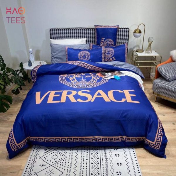 Versace Blue Bedding Set