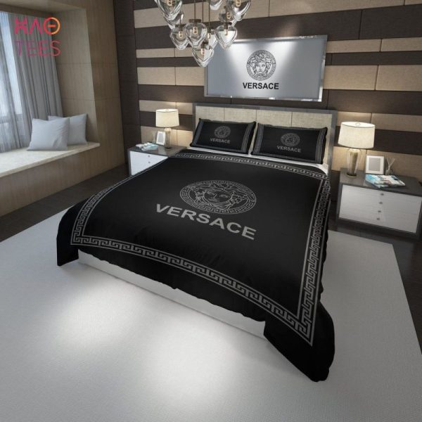 Versace Mix Black Luxury Color 3D Customized Bedding Sets