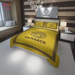 Versace Mix Gold Luxury Color 3D Customized Bedding Sets