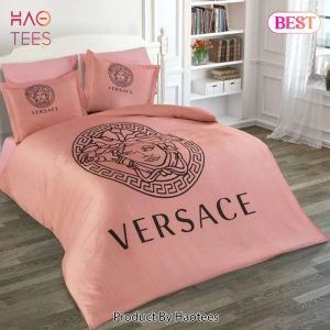 Versace Pinky Luxury Brand High-End Bedding Set Home Decor