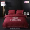 Versace Red Luxury Brand Bedding Set Bedspread Duvet Cover Set Home Decor