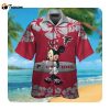 Atlanta Falcons Minnie Mouse Short Sleeve Button Up Tropical Aloha Hawaiian Shirts NFL