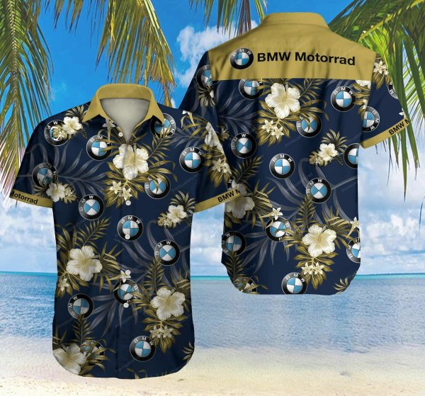 BMW Motorrad Floral Hawaiian Shirt