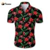 Beach Shirt Tampa Bay Buccaneers Hawaiian All over print Shirt Floral Button Up Slim Fit Body- NFL