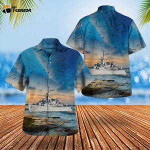 Belgian Navy Wielingen-class frigate Hawaiian Shirt Gift for Dad Father Days