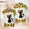 Black Cat Hawaiian Shirt