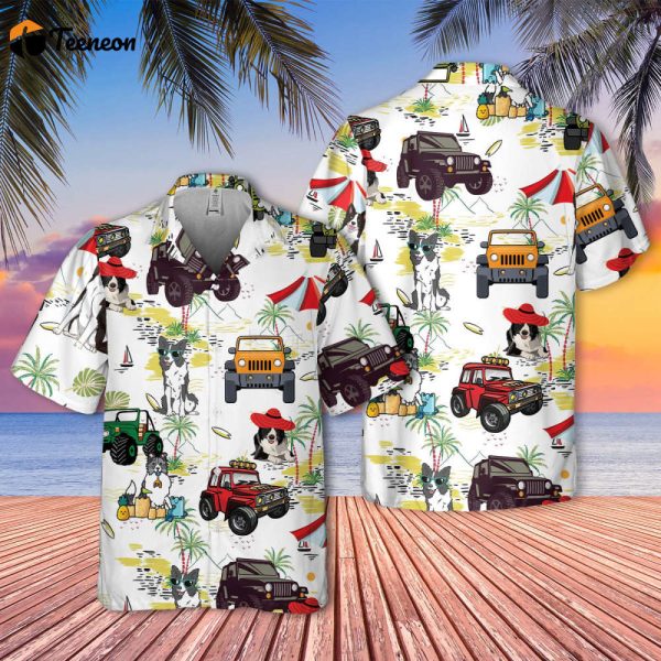 Border Collie Hawaiian Shirt