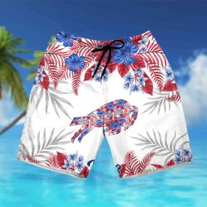 Buffalo Bills Graphic Flower Patterns Hawaiian Shirt summer shirt