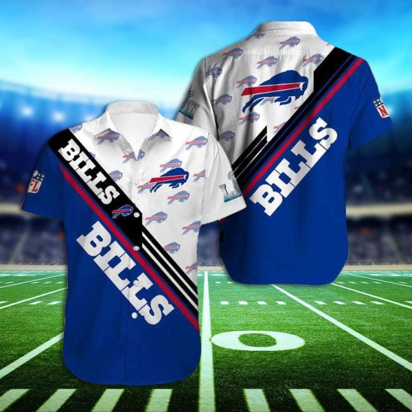 Buffalo Bills Hawaiian Shirt Bills Blue Hawaiian Shirt