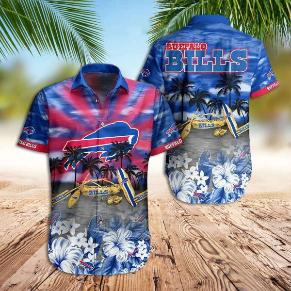 Buffalo Bills Hawaiian Shirt Bills Summer Beach Hawaiian Shirt