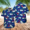 Buffalo Bills Hawaiian Shirt Bills White Hibiscus Flowers Hawaiian Shirt