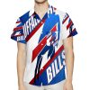 Buffalo Bills Logo v10 3D All Over Print Summer Beach Hawaiian Shirt With Pocket