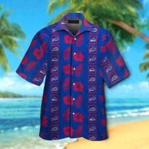 Buffalo Bills Short Sleeve Button Up Tropical Aloha Hawaiian Shirt Set for Men Women Gift for Fans