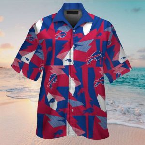 Buffalo Bills Short Sleeve Button Up Tropical Aloha Hawaiian Shirt Set for Men Women Gift for Fans